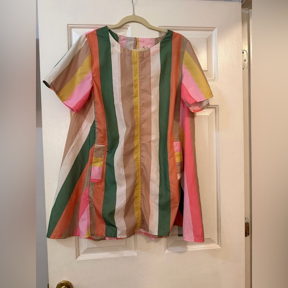 Boutique Bibi Multicolor Striped A-Line Dress - Picture 4 of 6